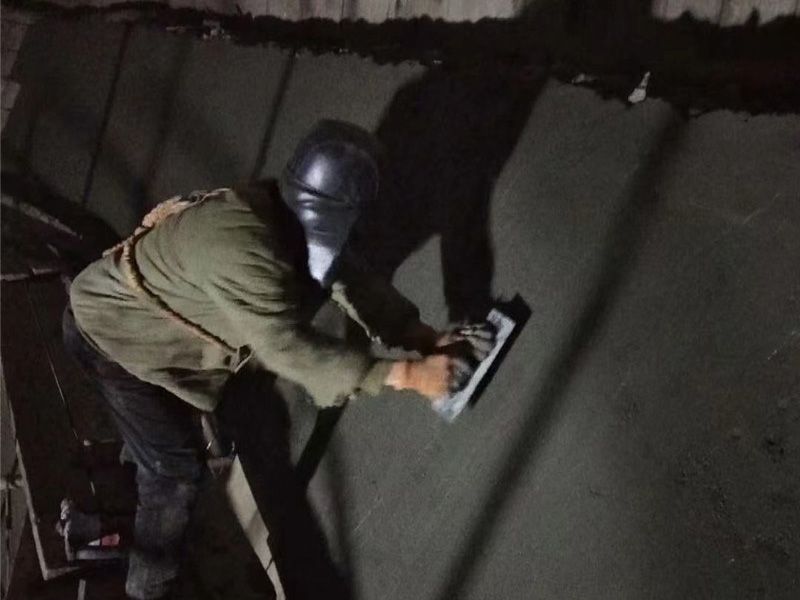 高強(qiáng)耐磨料施工現(xiàn)場(chǎng)